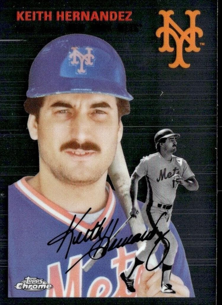 Keith Hernandez 2023 topps Topps Chrome Platinum Anniversary