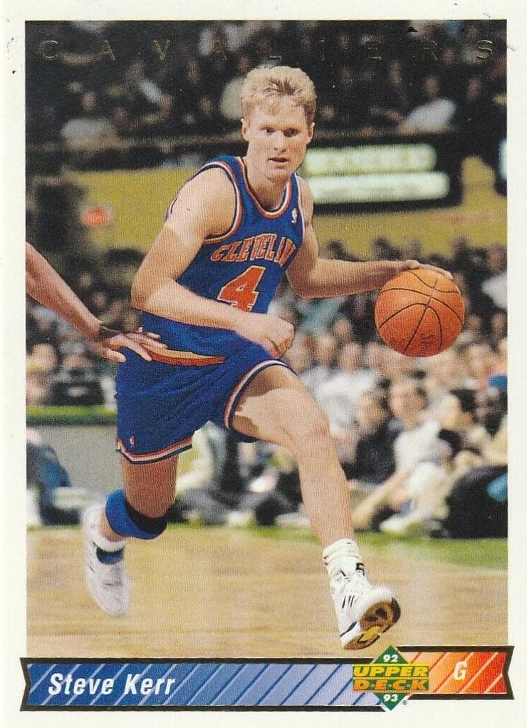 Steve Kerr 1992 upper-deck Upper Deck