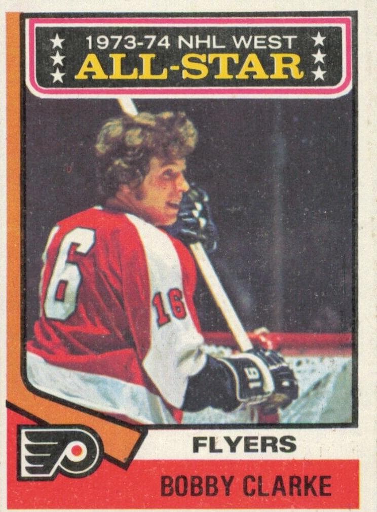 Bobby Clarke 1974 topps Topps
