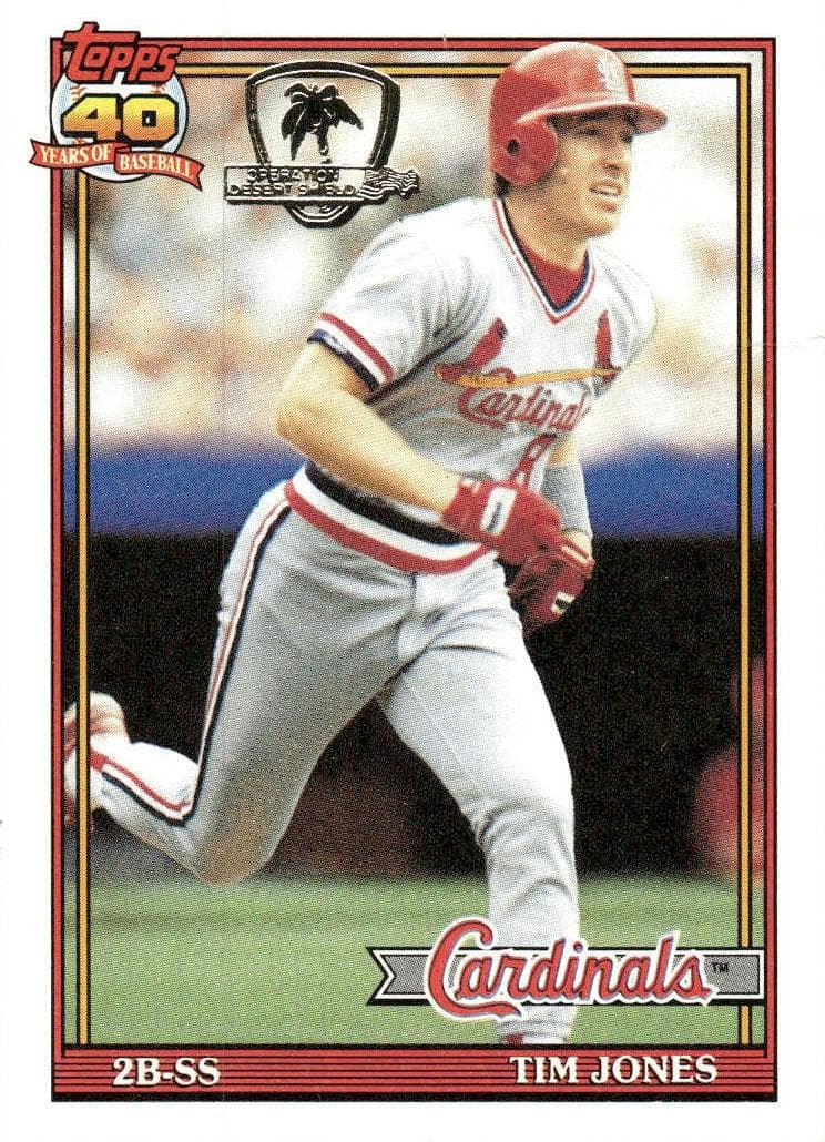 Tim Jones 1991 topps O-Pee-Chee