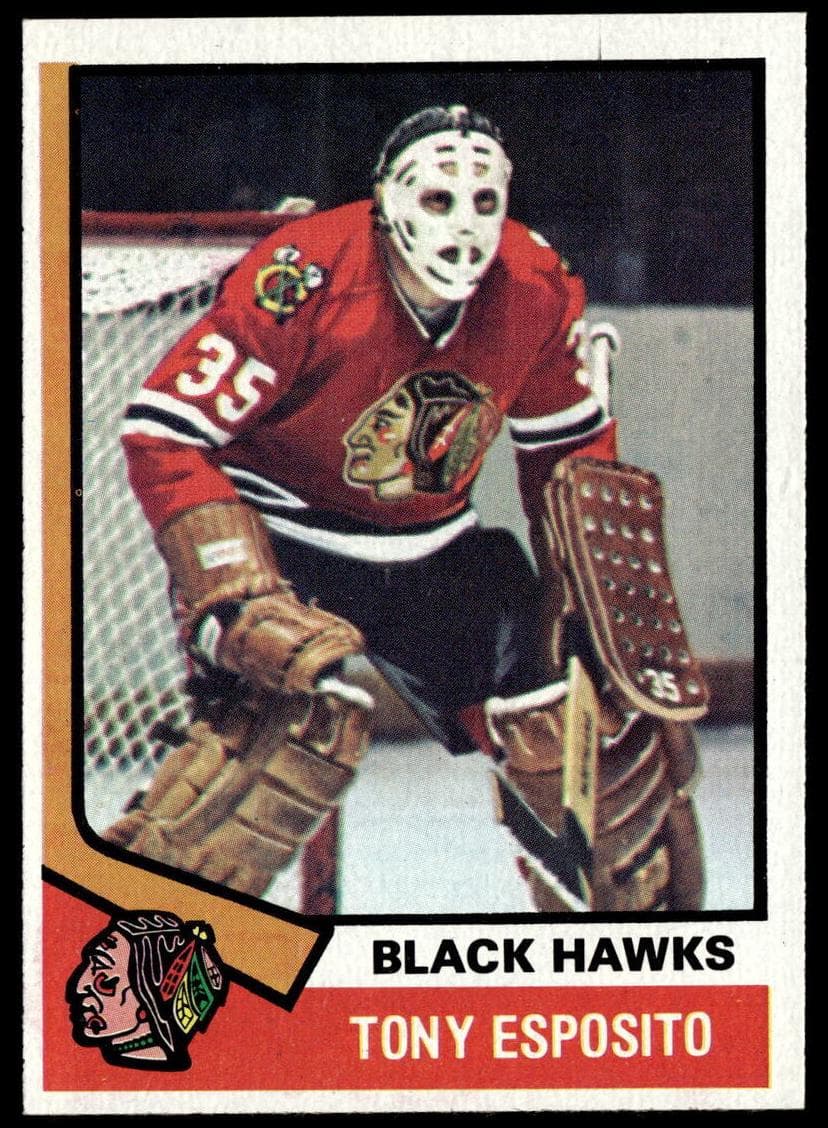 Tony Esposito 1974 topps Topps