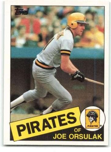 Joe Orsulak 1985 topps