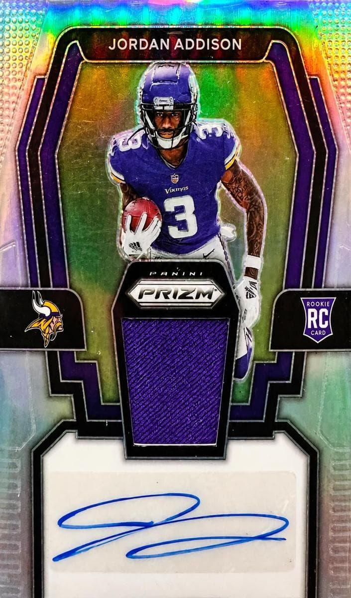 Jordan Addison 2023 panini Panini Contenders Optic