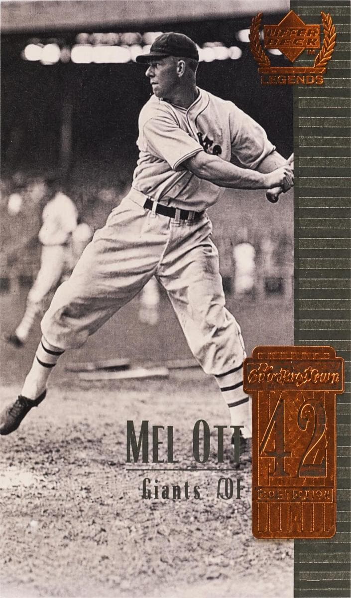 Mel Ott 1999 upper-deck Upper Deck Century Legends