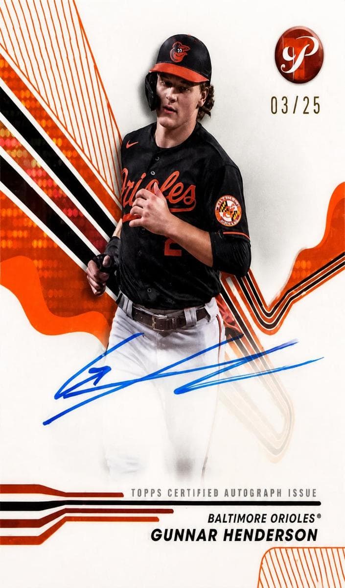 Gunnar Henderson 2024 topps Topps Pristine