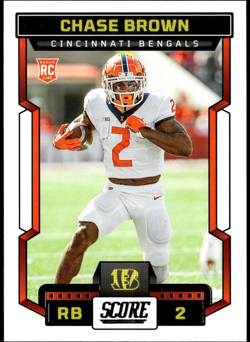 Chase Brown 2023 panini Score