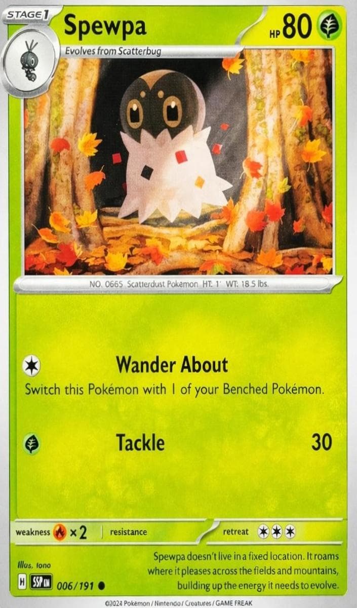 Spewpa 2024 Pokemon