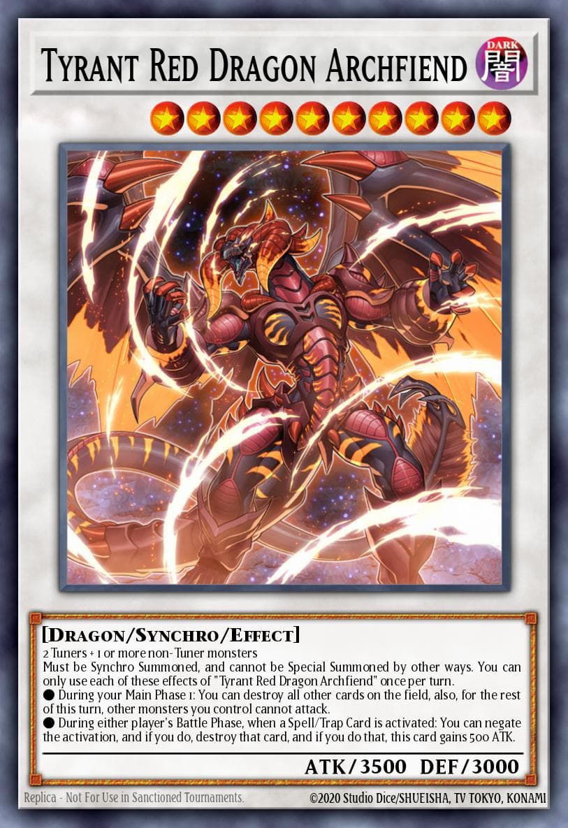 Tyrant Red Dragon Archfiend #DPDG-EN030