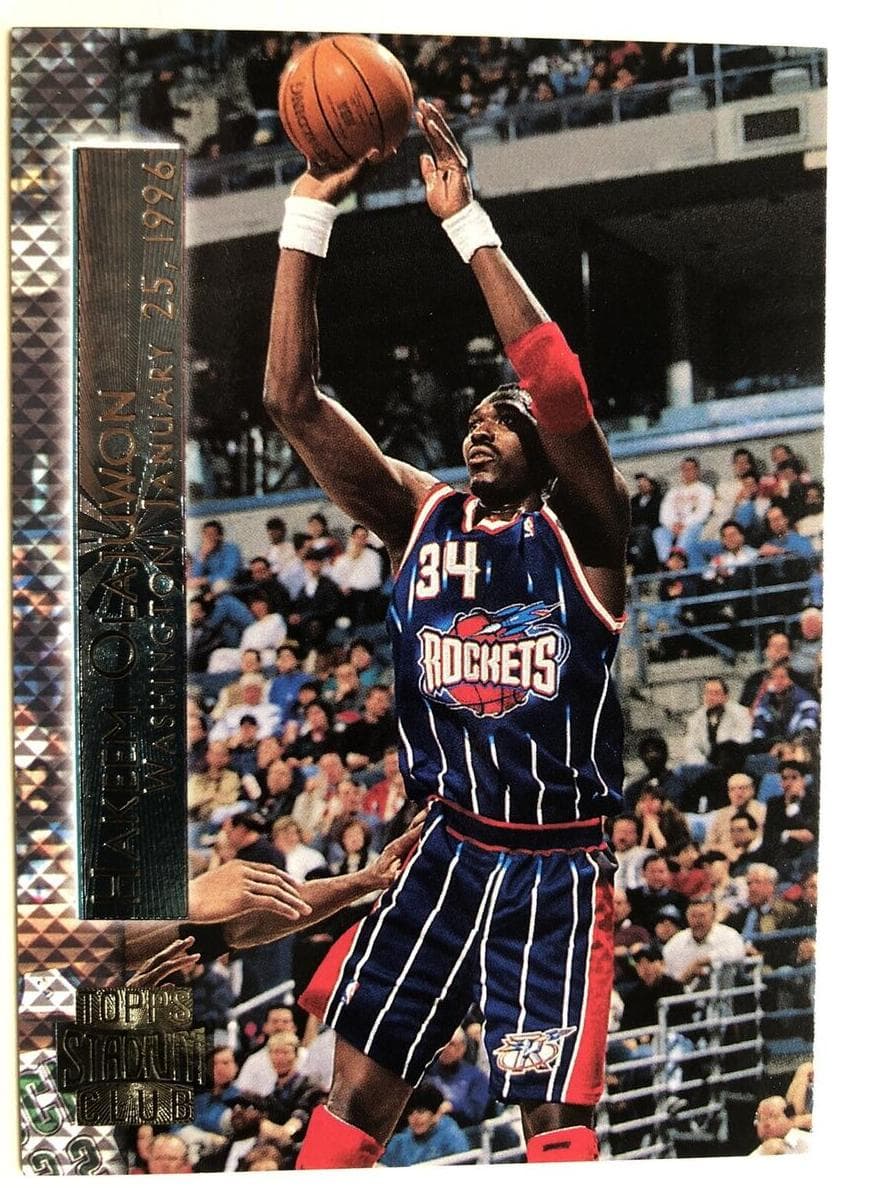 Hakeem Olajuwon 1996 unknown Stadium Club