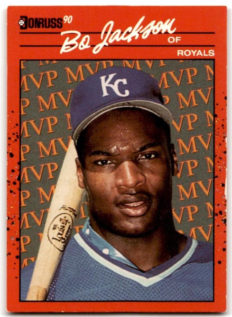 Bo Jackson 1990 panini Donruss
