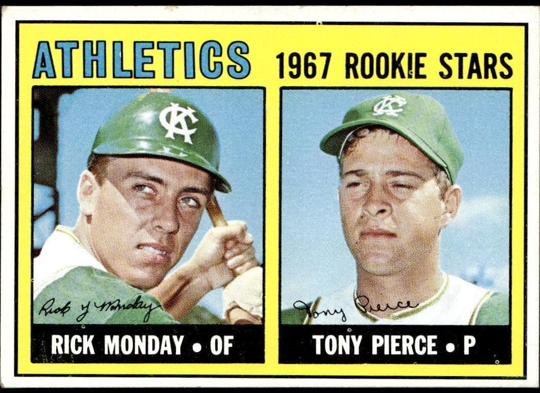 Athletics 1967 Rookie Stars (Rick Monday / Tony Pierce) #542