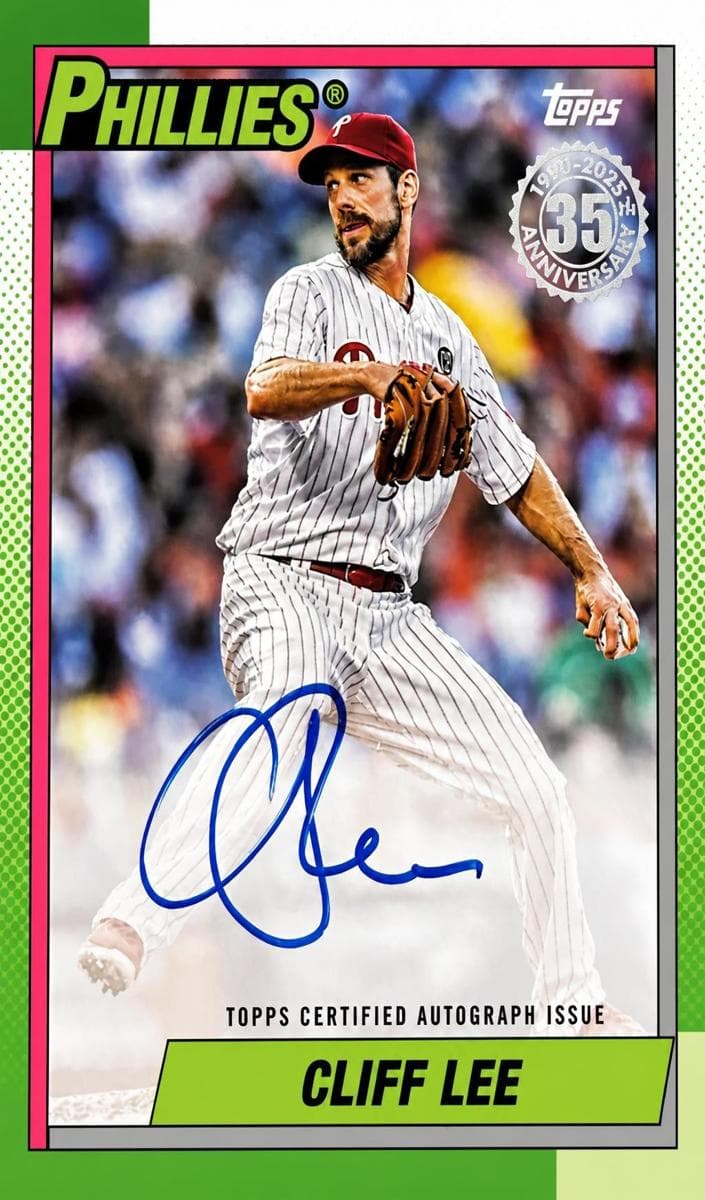 Cliff Lee 2025 topps Topps