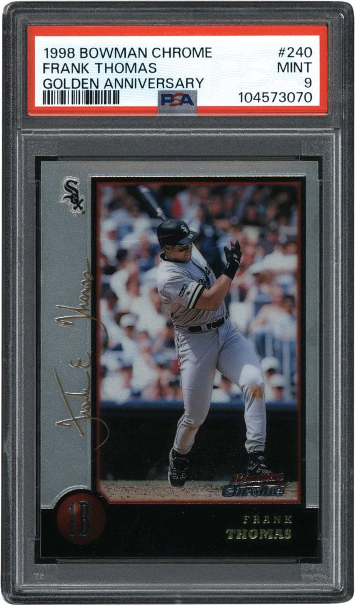 Frank Thomas 1998 bowman Bowman Chrome