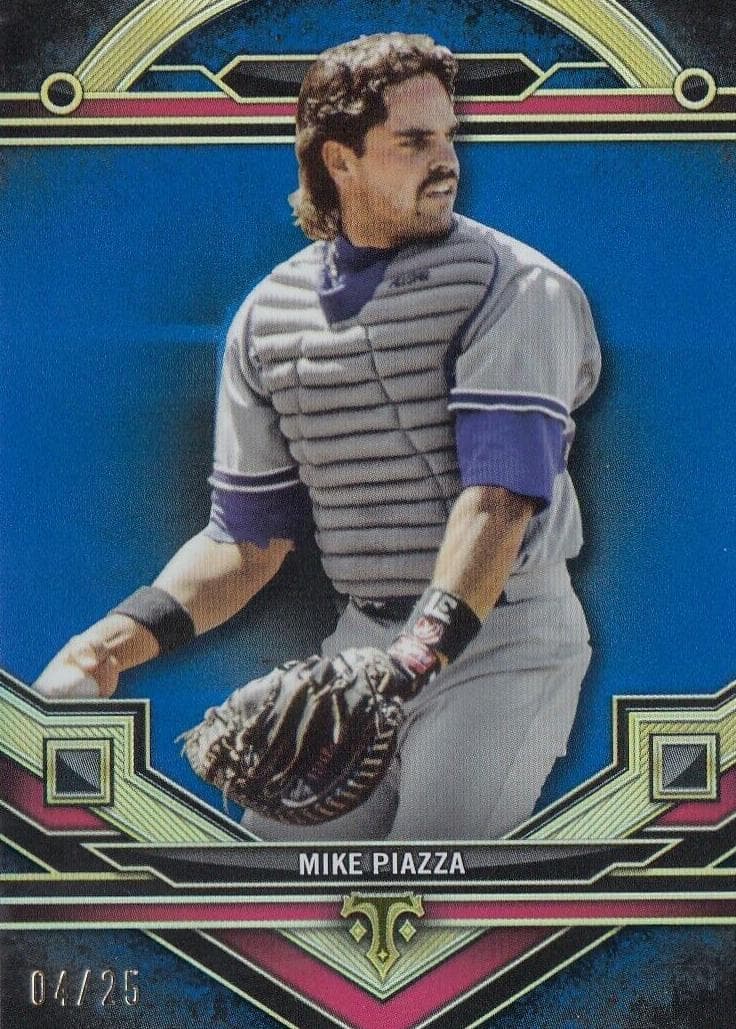 Mike Piazza 2024 topps Topps Triple Threads
