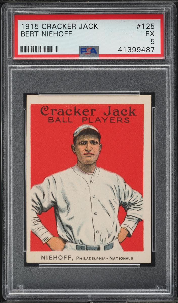 Bert Niehoff 1915 unknown Cracker Jack