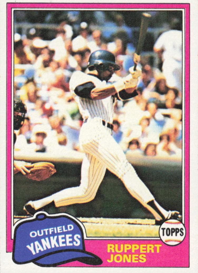 Ruppert Jones 1981 topps