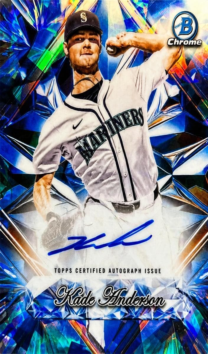 Kade Anderson 2025 bowman Bowman Draft Sapphire