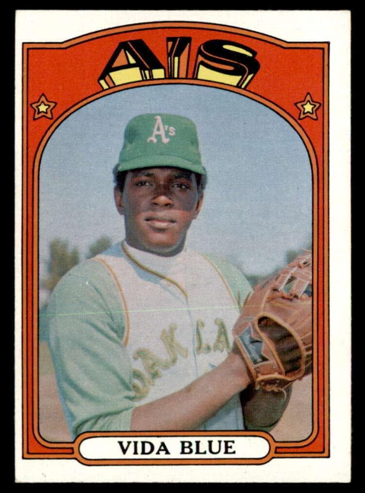 Vida Blue 1972 topps Topps