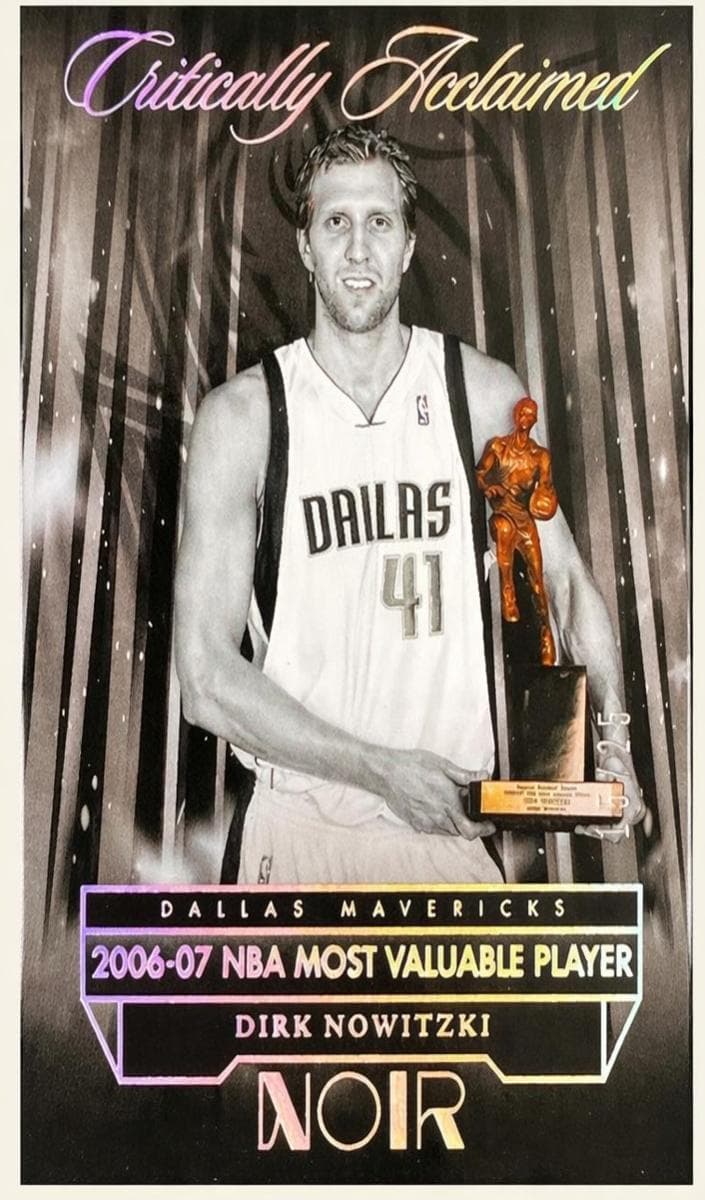 Dirk Nowitzki 2024 panini Panini Noir