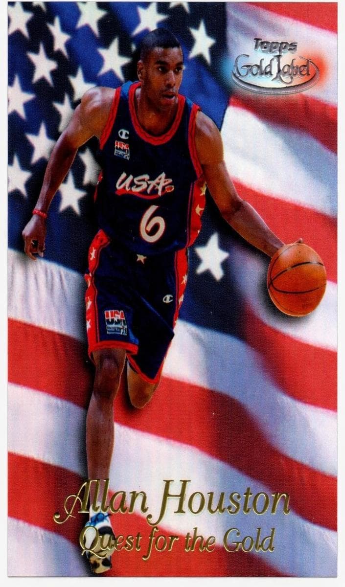Allan Houston 1999 topps Topps Gold Label