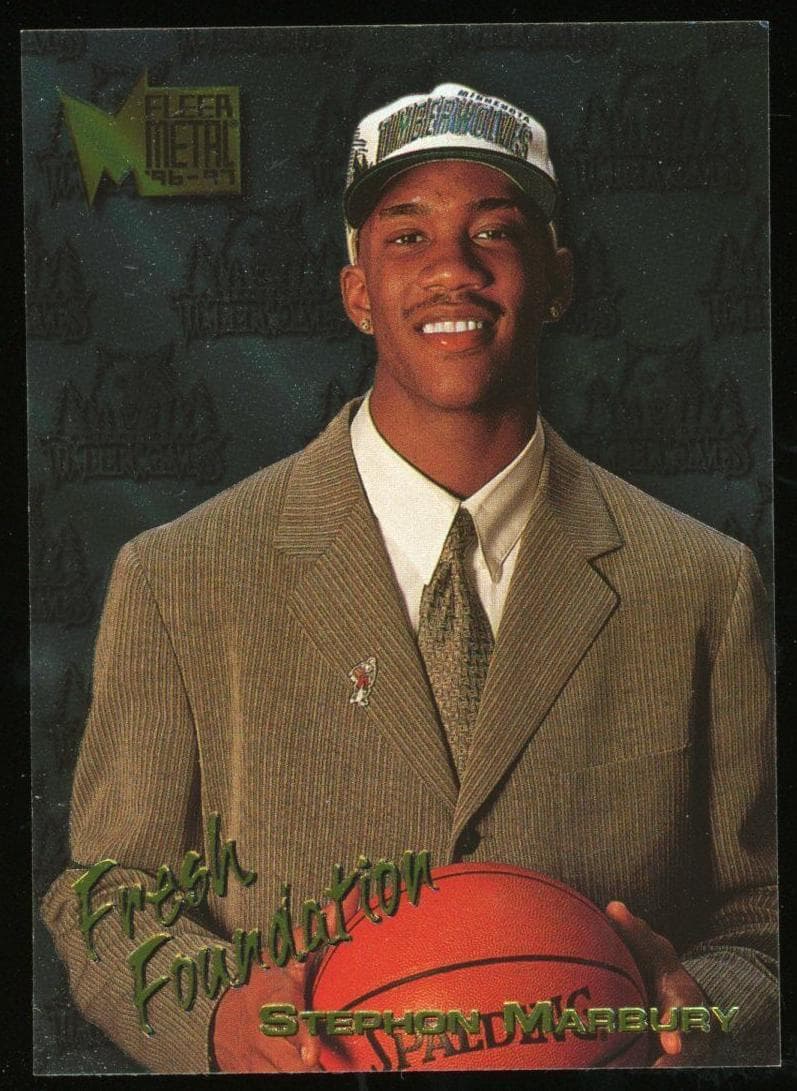 Stephon Marbury 1996 fleer