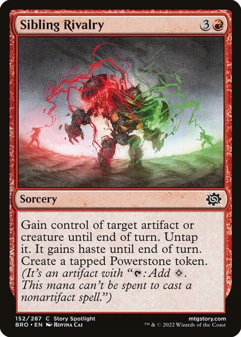 Sibling Rivalry 2022 Magic: The Gathering Brother's War