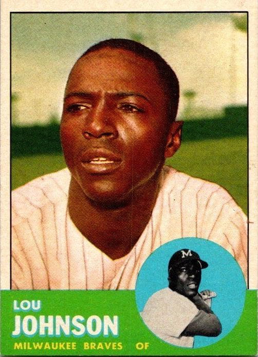 Lou Johnson 1963 topps Topps