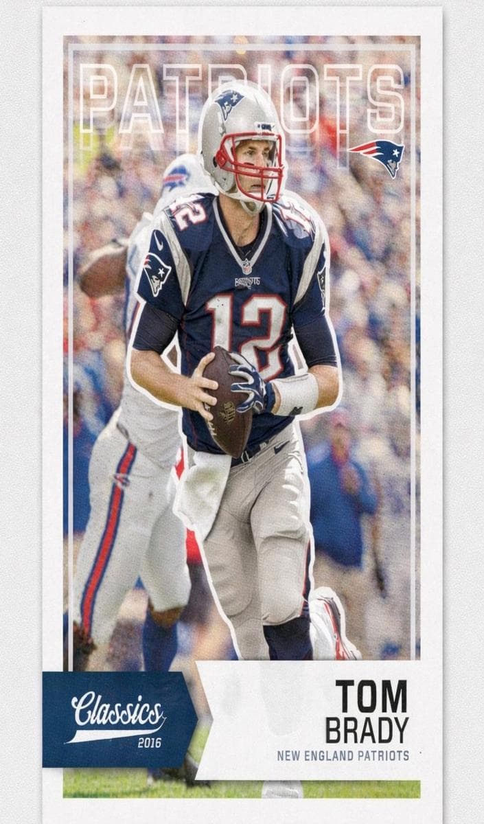 Tom Brady 2016 panini