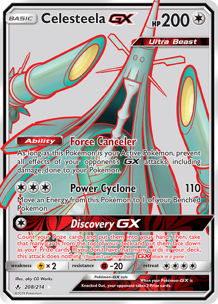 Celesteela GX 2019 Pokemon Unbroken Bonds