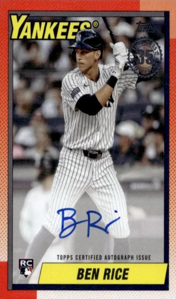 Ben Rice 2025 topps Topps