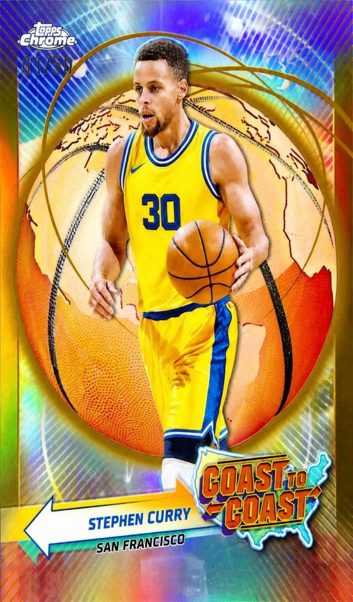 Stephen Curry 2023 topps Topps Chrome