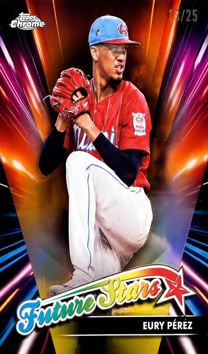 Eury Perez 2024 topps Topps Chrome