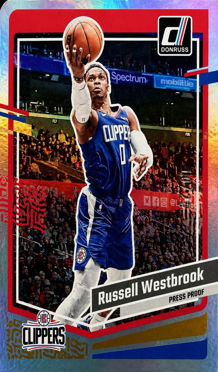 Russell Westbrook 2023 panini Donruss