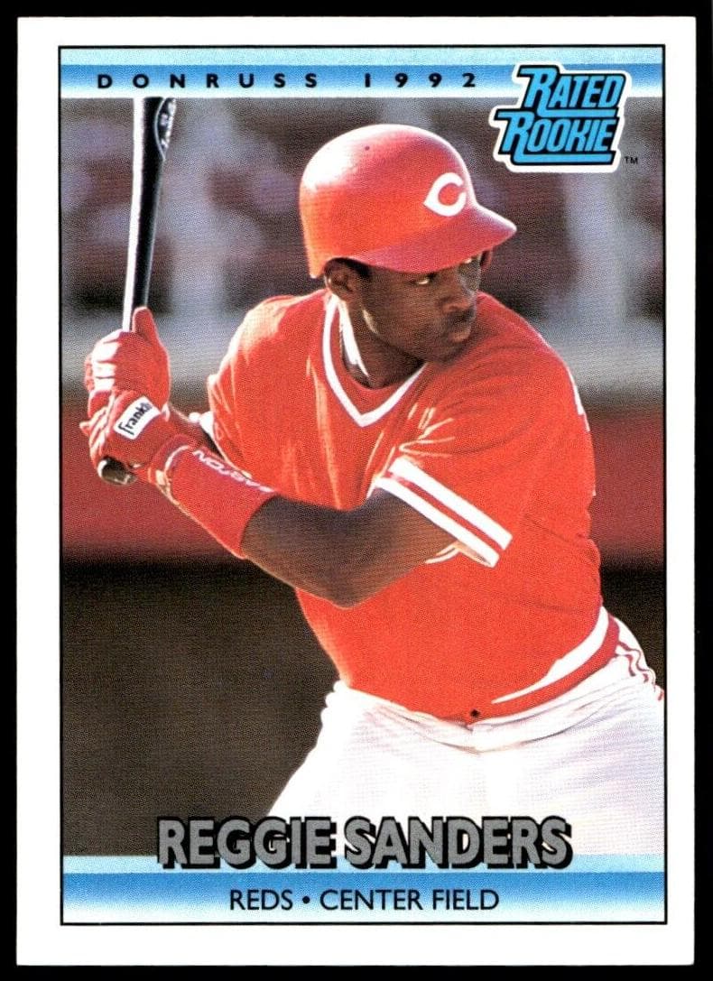 Reggie Sanders 1992 panini Donruss