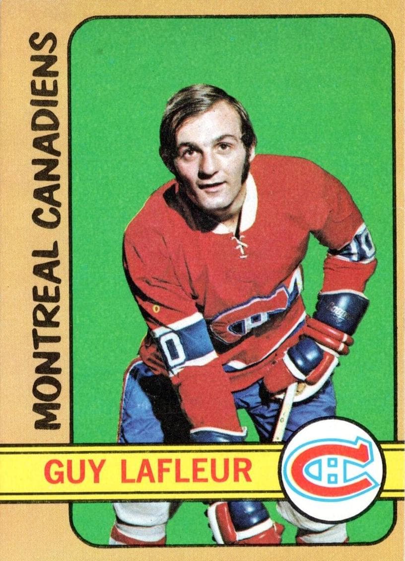Guy Lafleur 1972 topps O-Pee-Chee