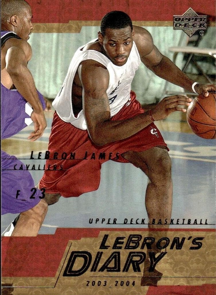 LeBron James 2003 upper-deck