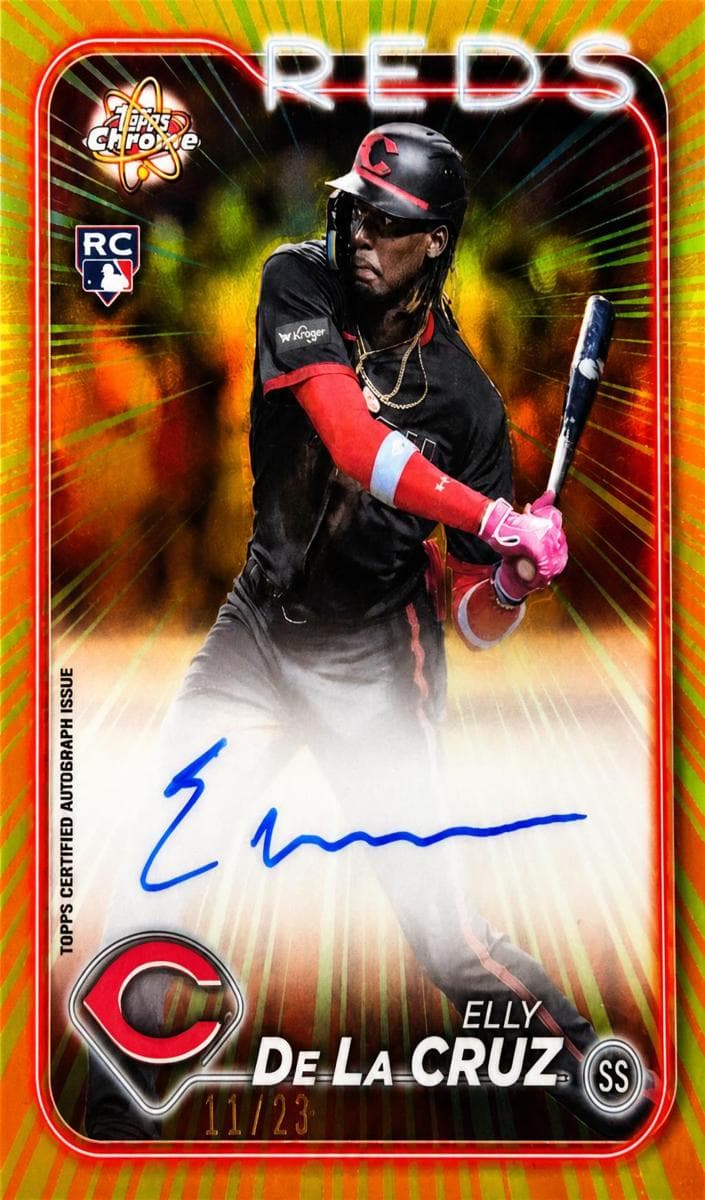 Elly De La Cruz 2024 topps Topps Chrome