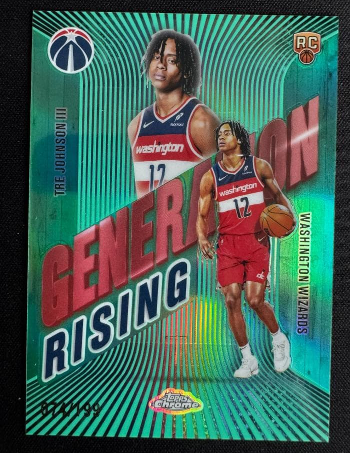 Tre Johnson III 2025 topps Topps Chrome