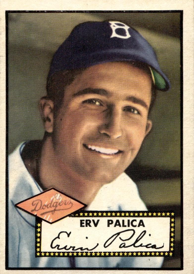 Erv Palica 1952 topps Topps