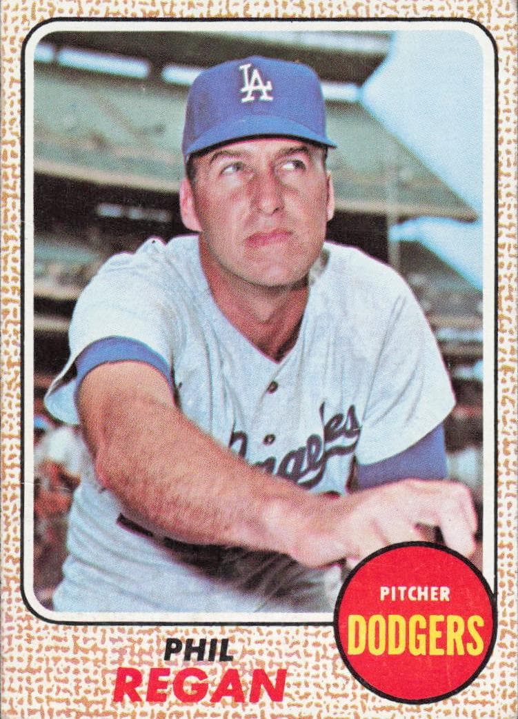 Phil Regan 1968 topps Topps