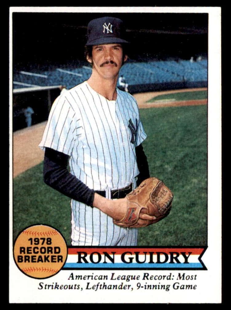 Ron Guidry 1979 topps Topps