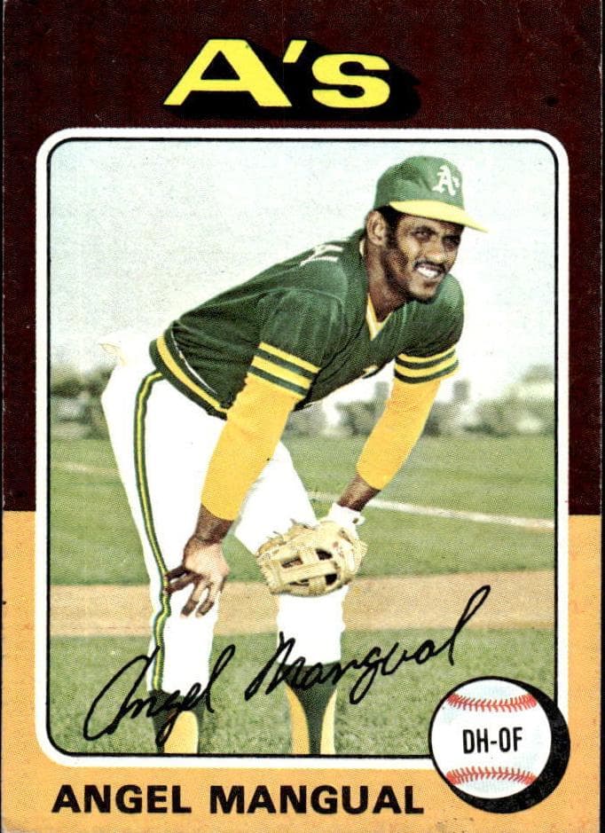 Angel Mangual 1975 topps Topps