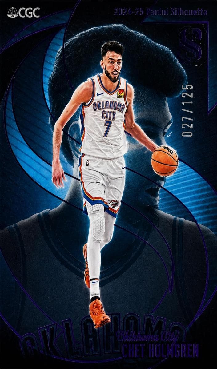 Chet Holmgren 2024 panini Panini Silhouette