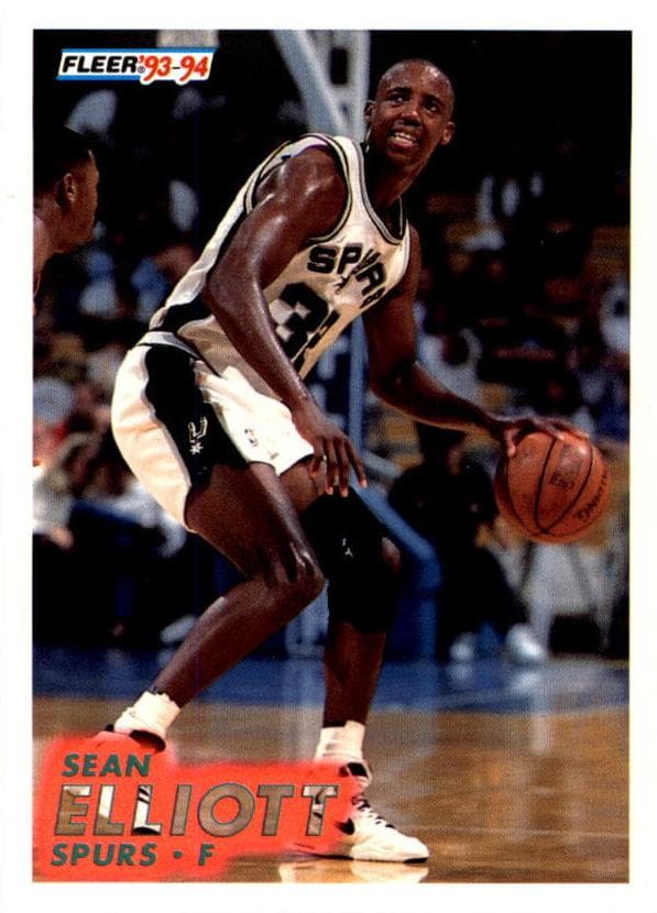 Sean Elliott 1993 fleer Fleer