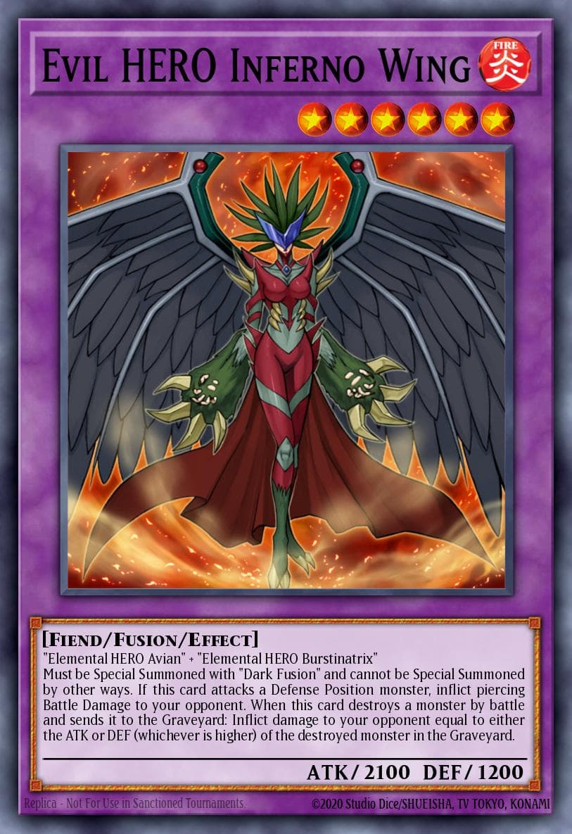 Evil HERO Inferno Wing #GLAS-EN038