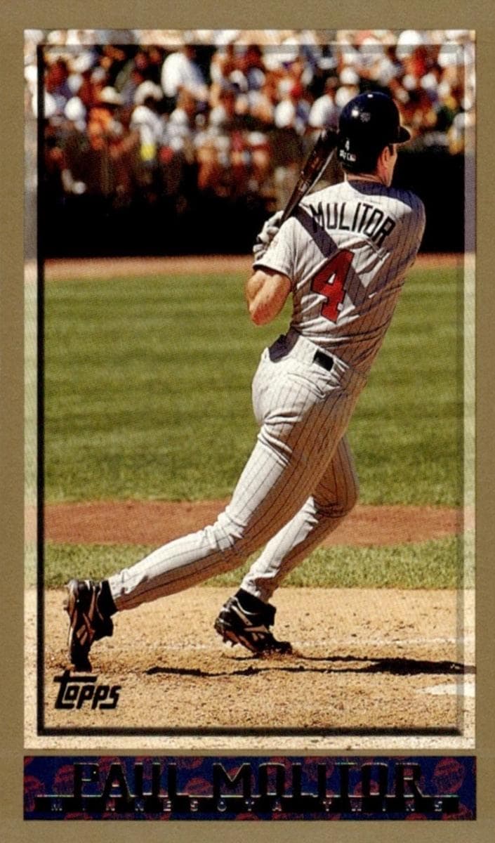 Paul Molitor 1998 topps Topps