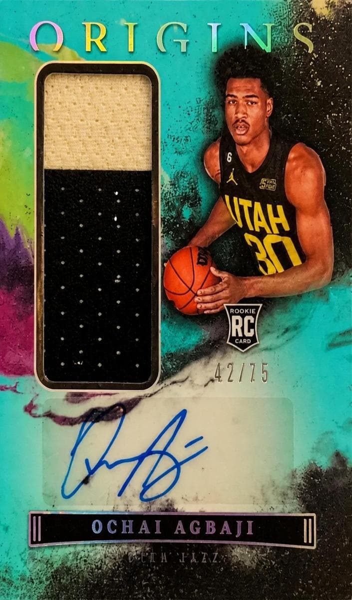 Ochai Agbaji 2022 panini Panini Origins
