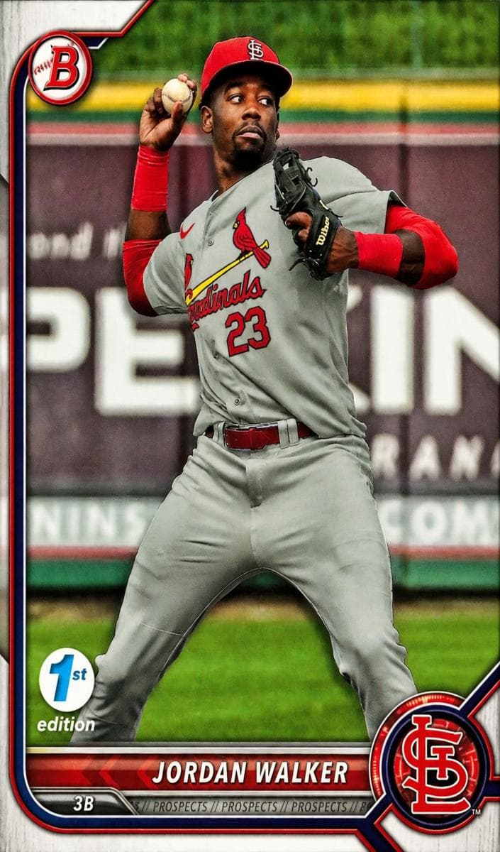 Jordan Walker 2022 bowman Bowman Draft