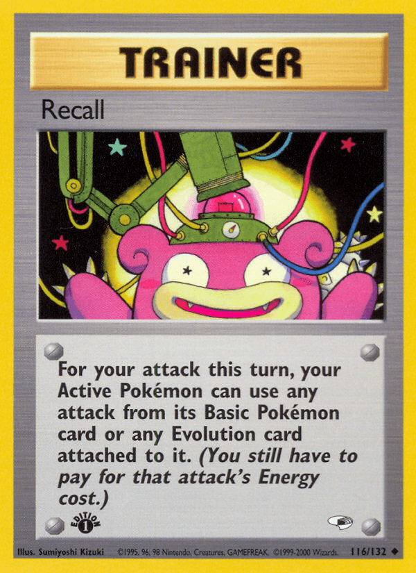 Recall 1998 Pokemon