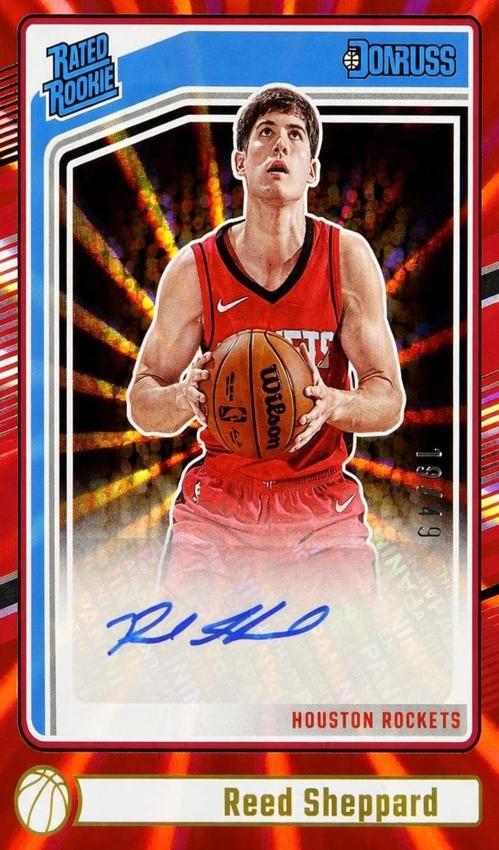 Reed Sheppard 2024 panini Donruss